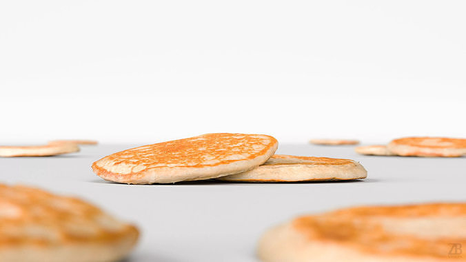Pancake 3D model 2