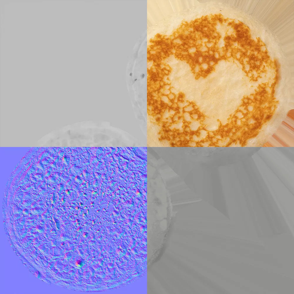 Pancake 3D model_8