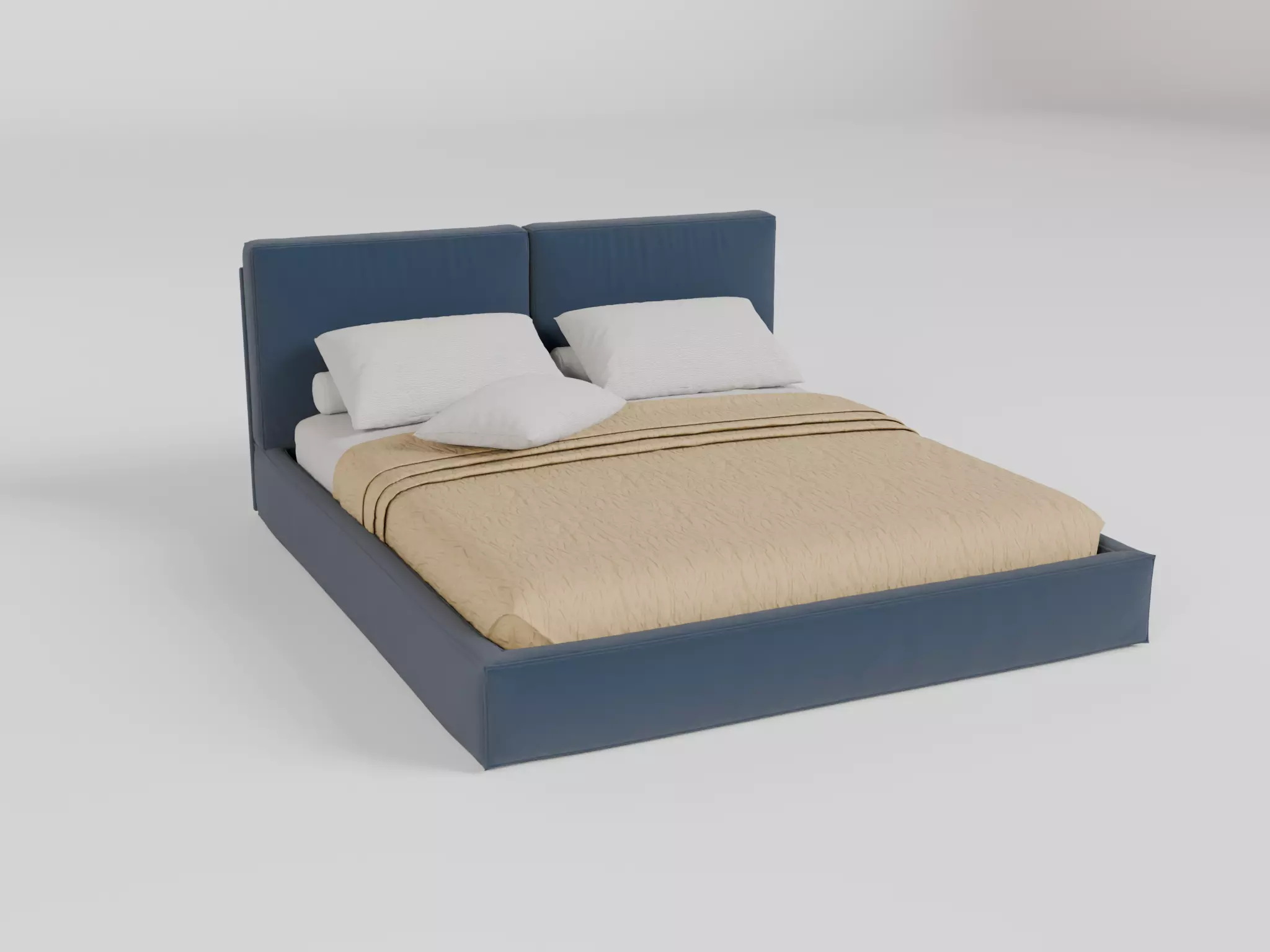 Double Bed 3 3D model