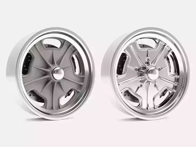 15x4 American Rebel Starburst Wheel and Brake