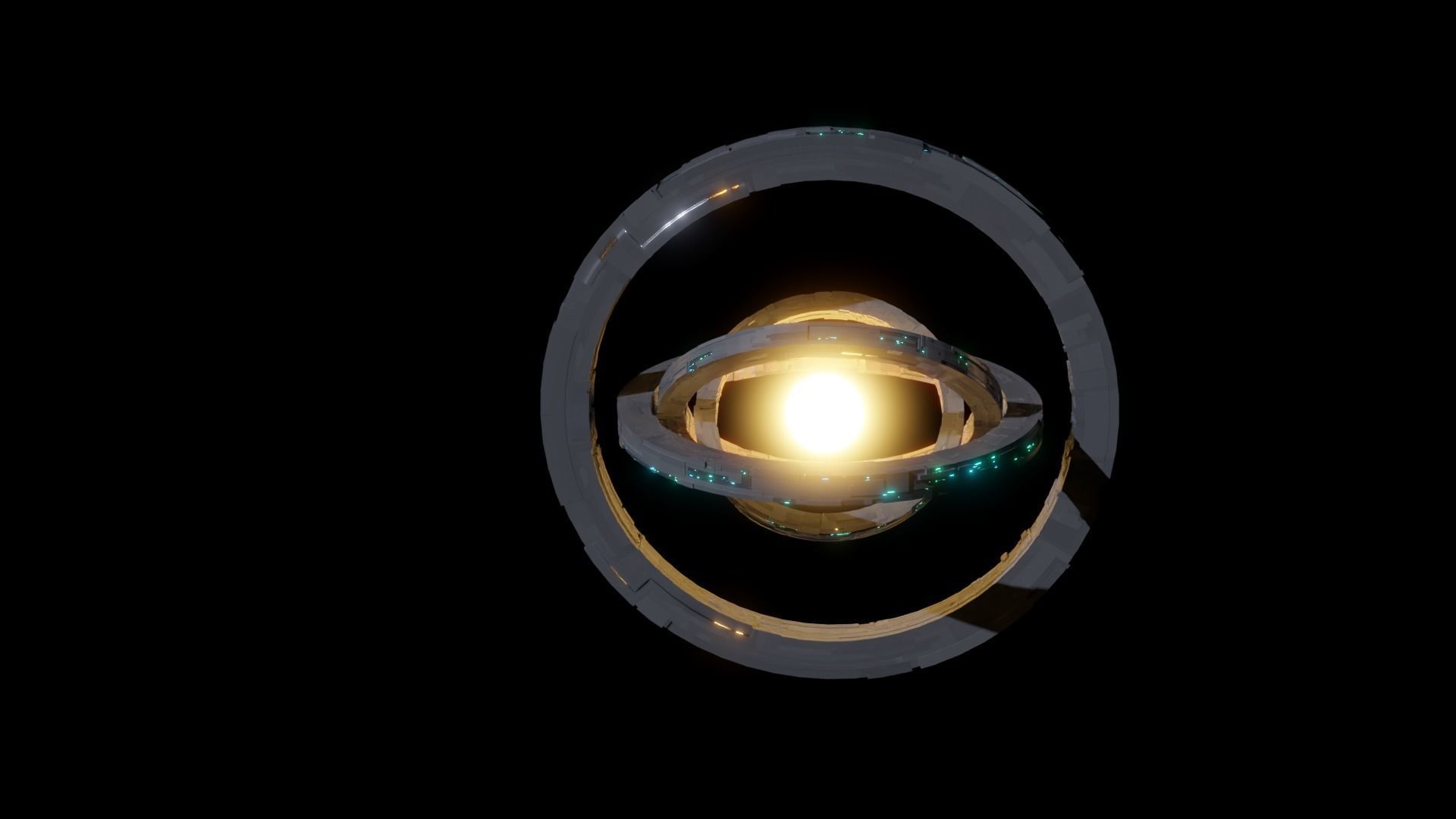 Dyson Sphere 3D model_8