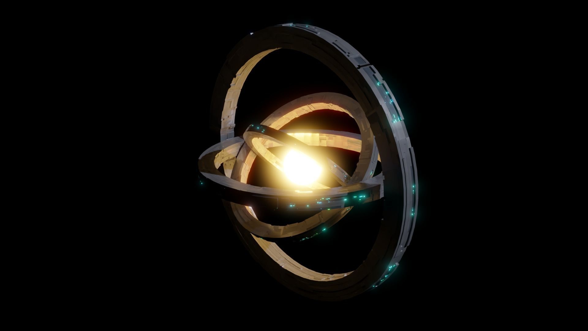 Dyson Sphere 3D model_6