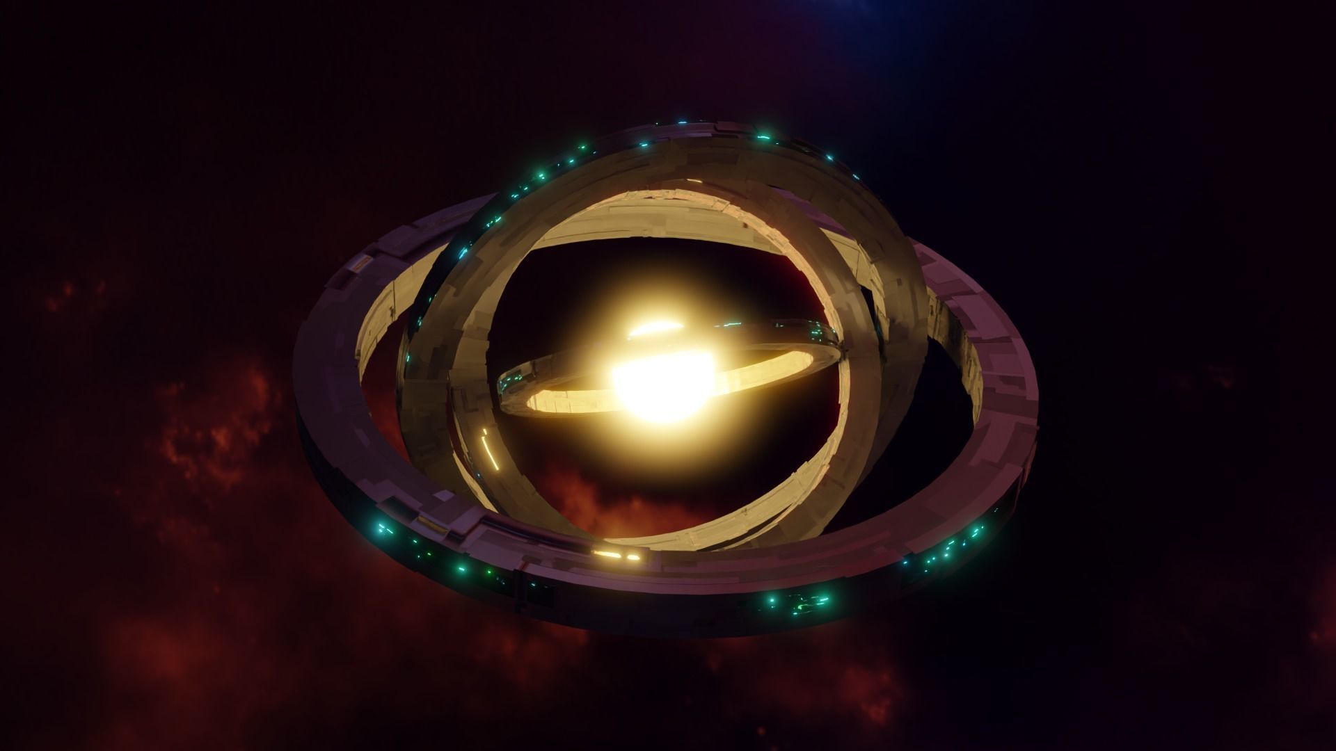 Dyson Sphere 3D model_4