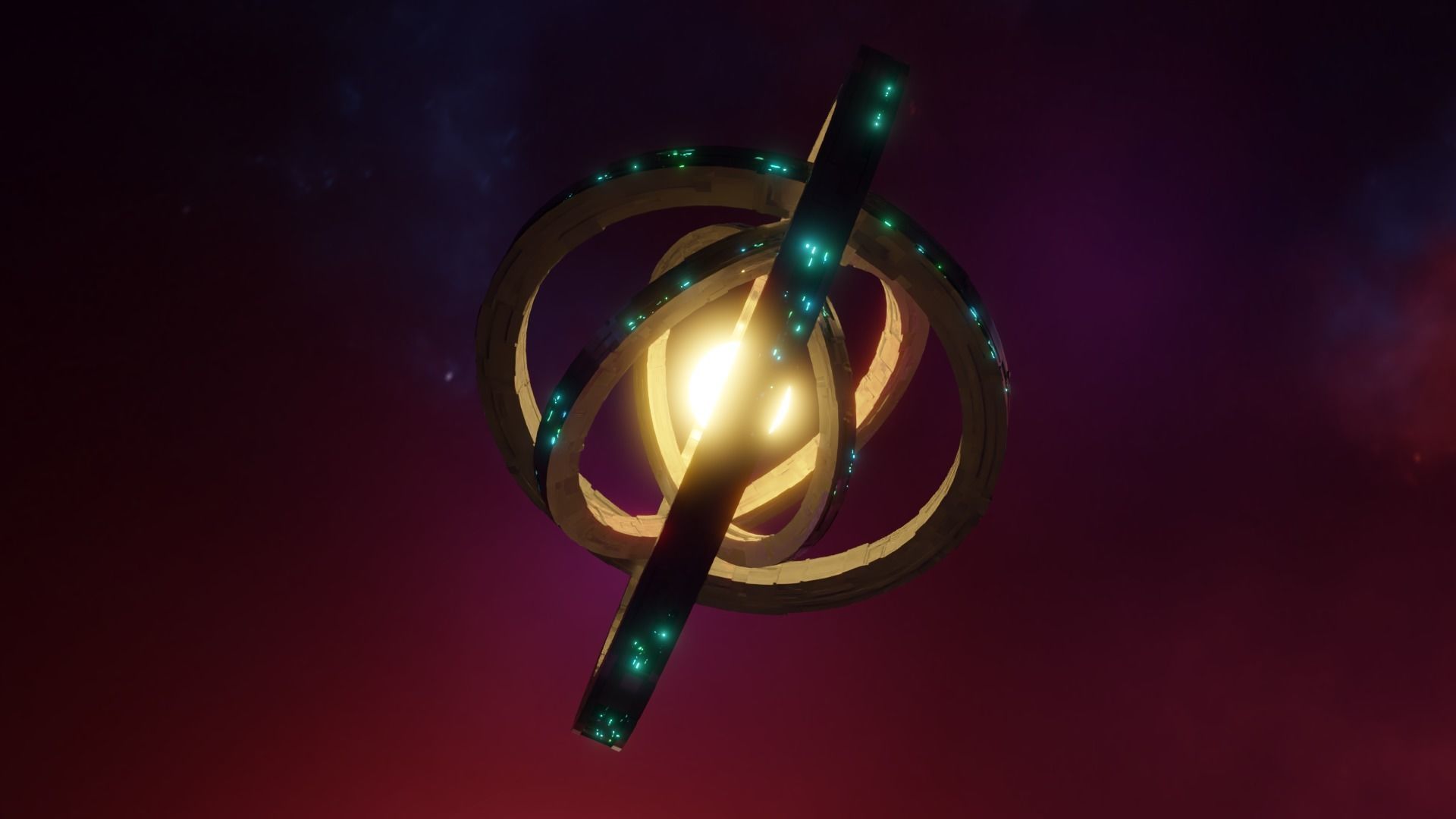 Dyson Sphere 3D model_2