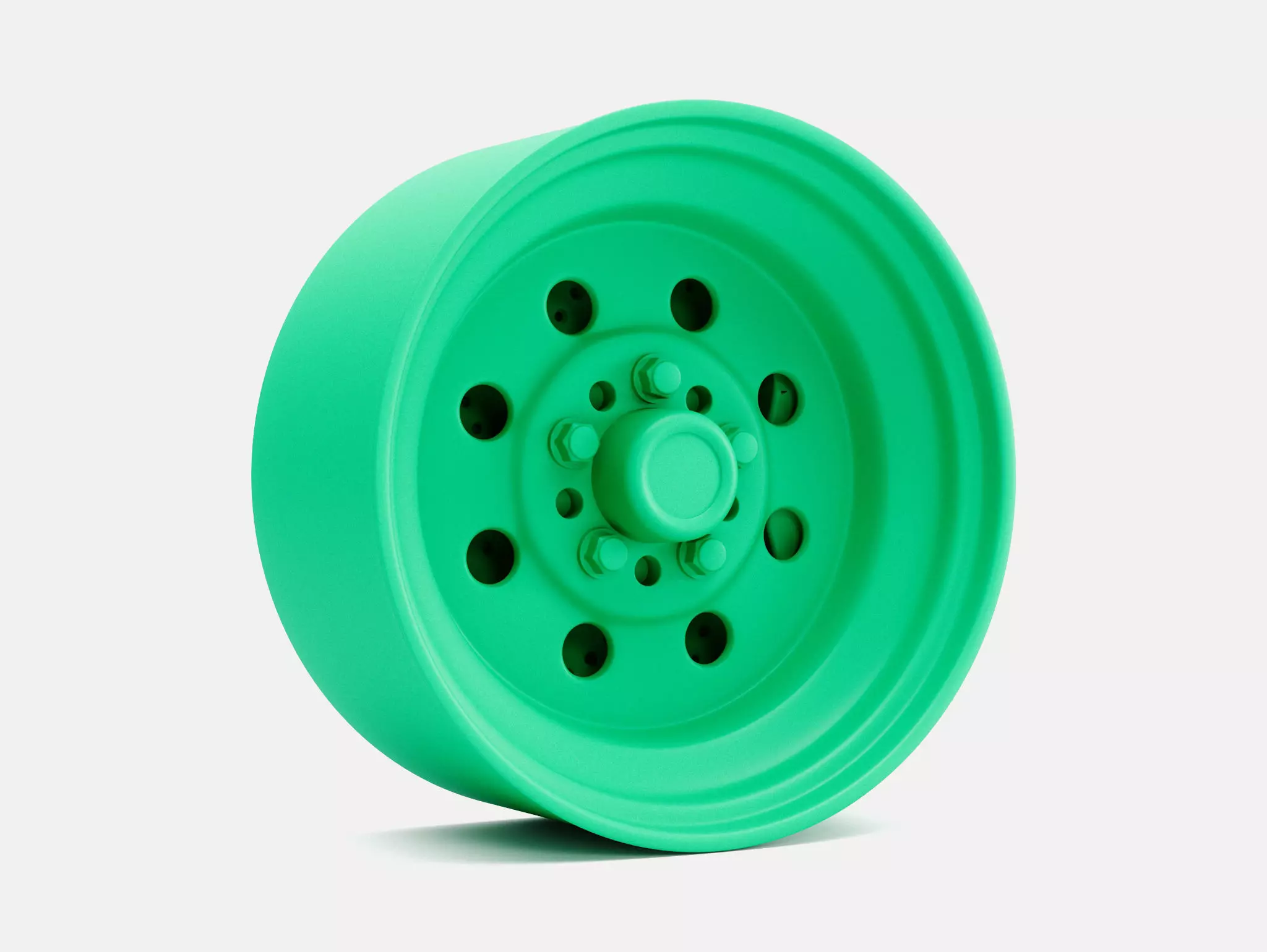 15x7 Weld Draglite Wheel and Brake 3D print model_0