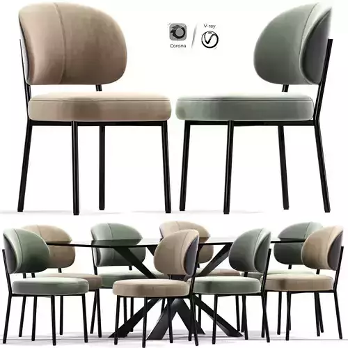 Chicago Light Gray Upholstered Side Chair