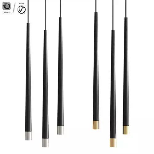 Aura- 03W Black LED Designer Series Pendant