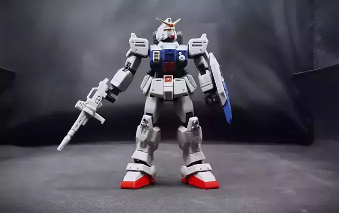 Gundam RX79 - Ground Type 3D print model