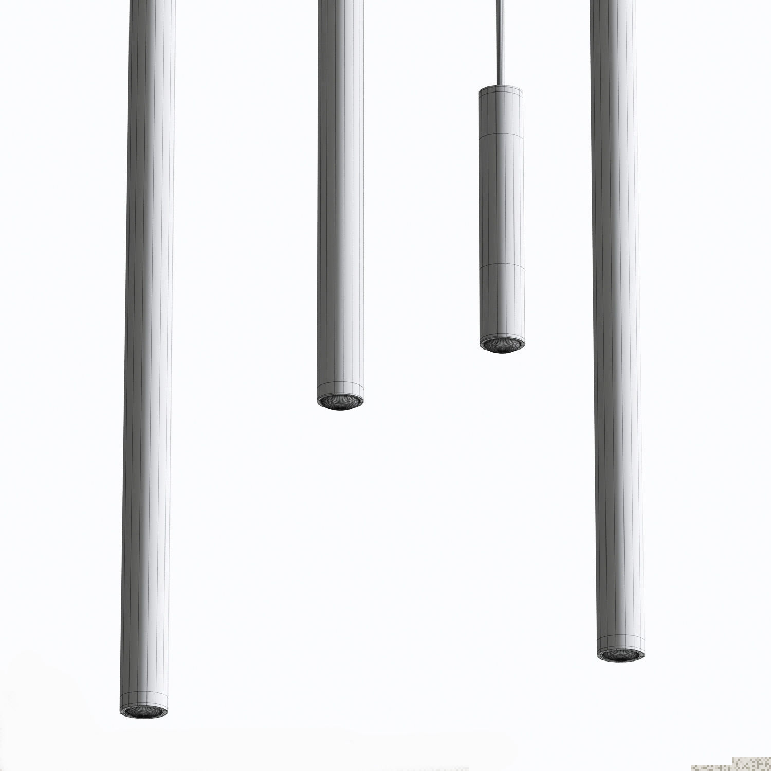 Concrete Pendant Lamps Bang by Bentu Design 3D model_1