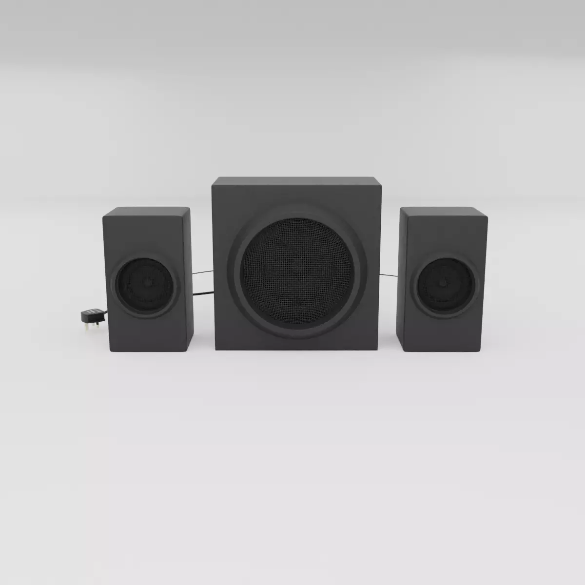 Generic Subwoofer  Speaker 3D model_0