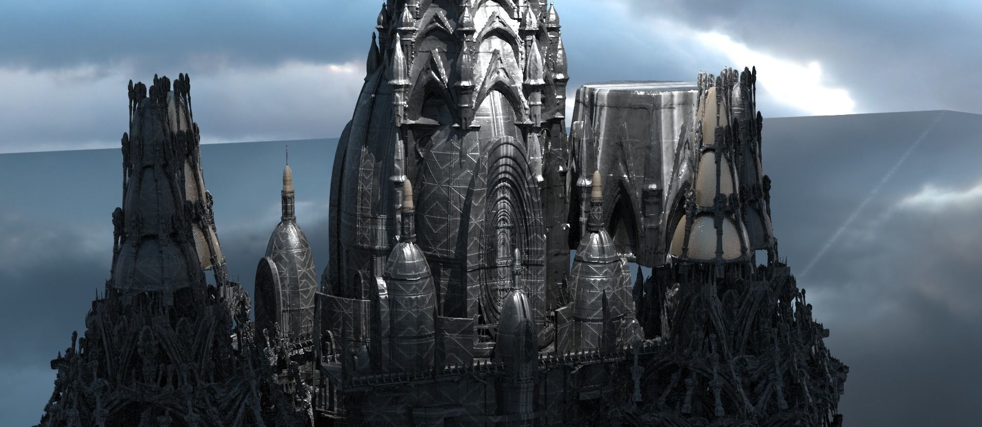 Tower of Barad dur officers tower 3D model_1