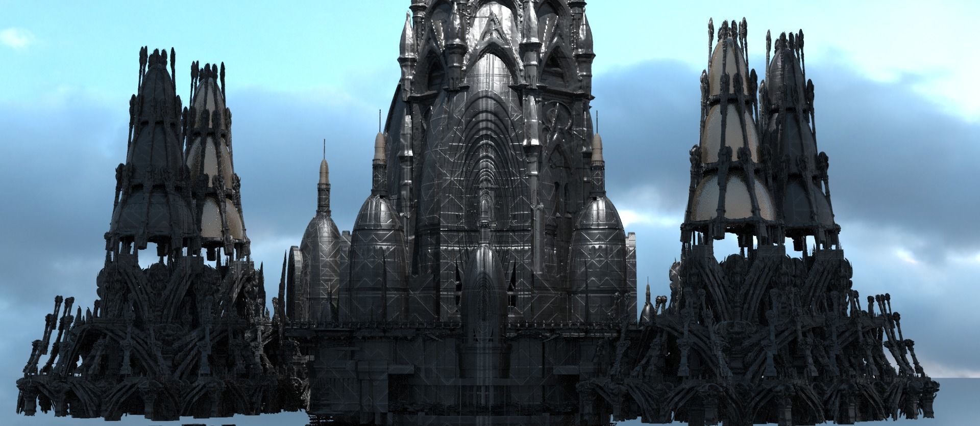 Tower of Barad dur officers tower 3D model_3