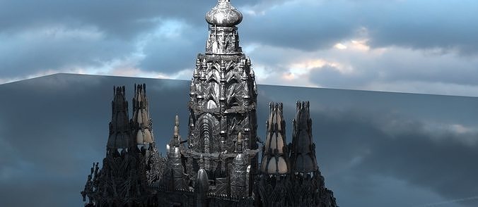 Tower of Barad dur officers tower 3D model