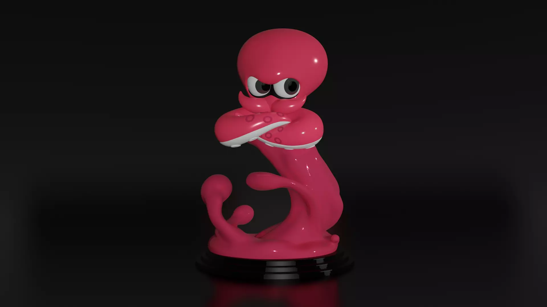 OCTOLING AMIIBO - SPLATOON FAN ART 3D print model