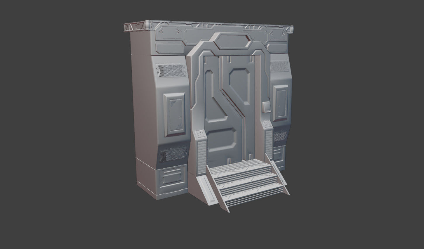 Random Hardsurface Scifi Models Free 3D model_1
