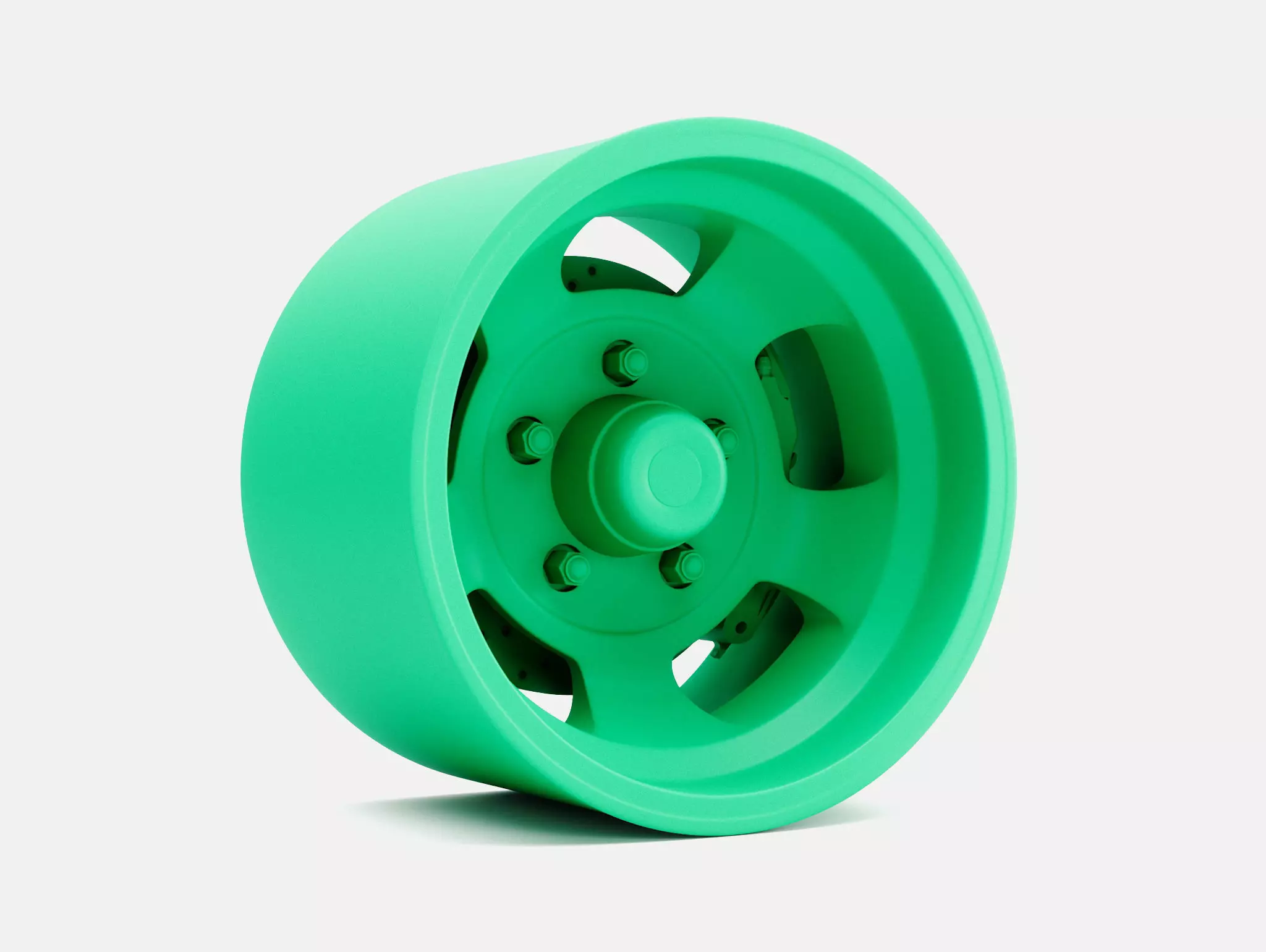 15x10 US Indy Mag Wheel and Brake 3D print model_0