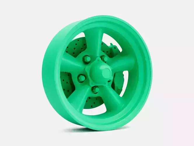 15x4 Torq Thrust D Wheel and Brake 3D print model