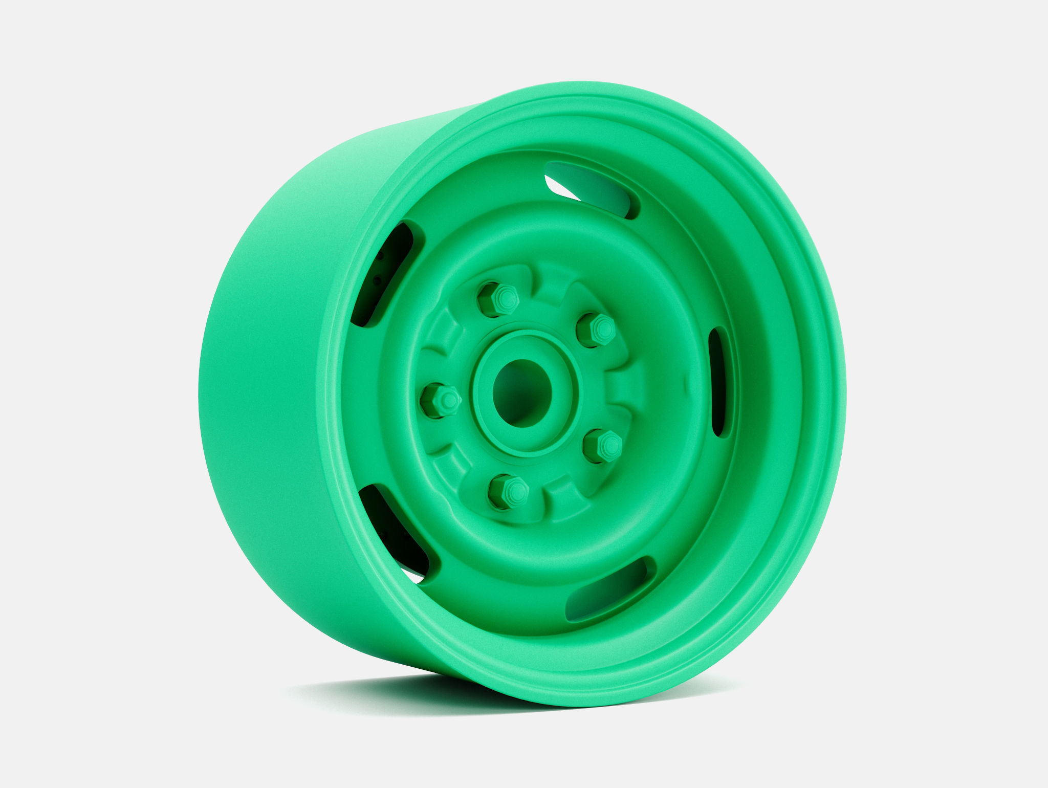 15x8 GM Rallye Wheel and Brake 3D print model_1