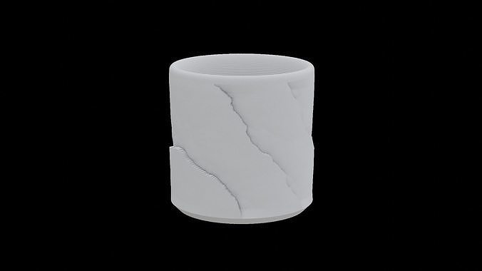Pen Holder rough surface pattern  3D model