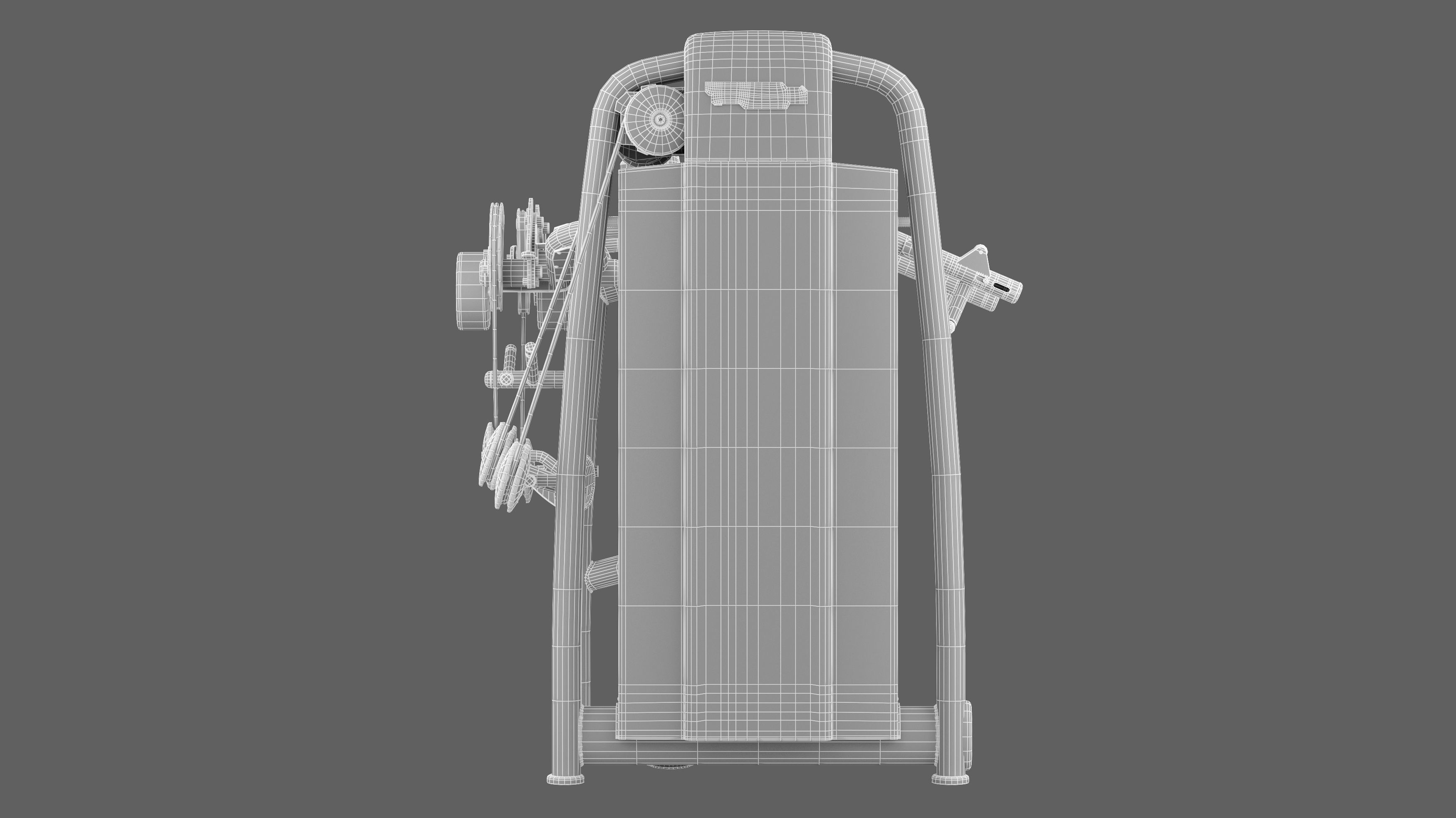 Technogym Selection 700 - Delts Machine 3D model_11