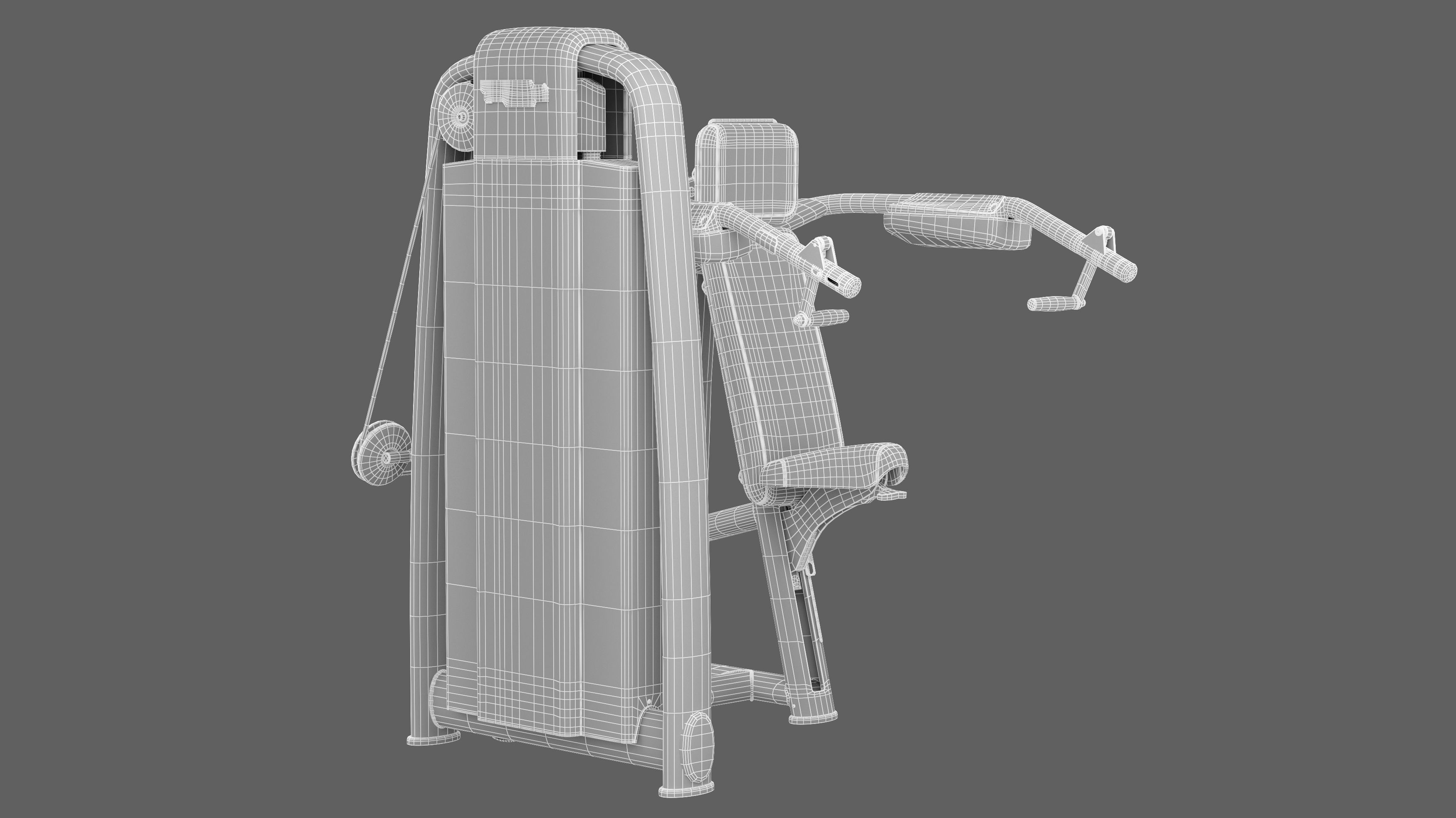Technogym Selection 700 - Delts Machine 3D model_10
