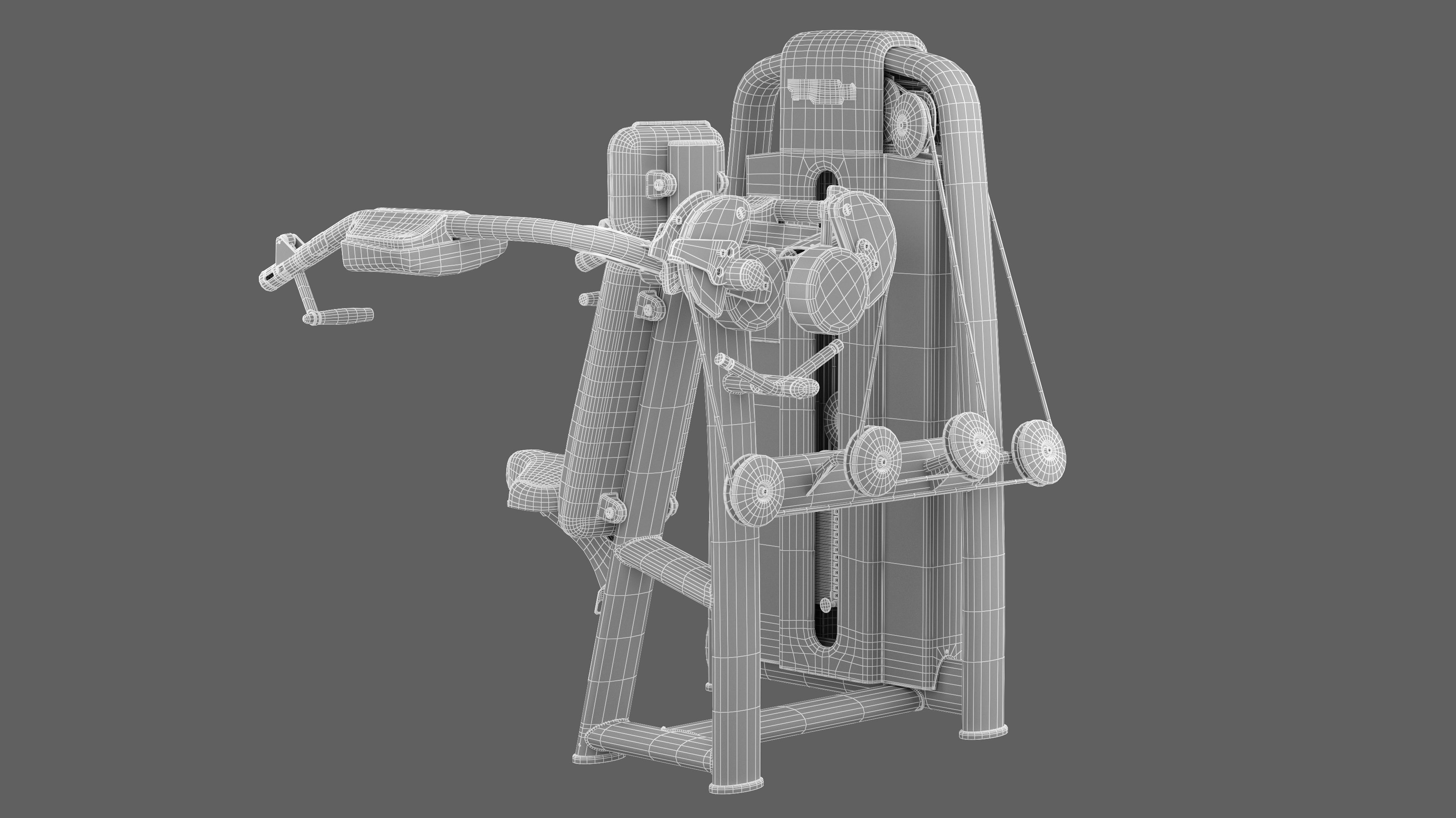 Technogym Selection 700 - Delts Machine 3D model_13
