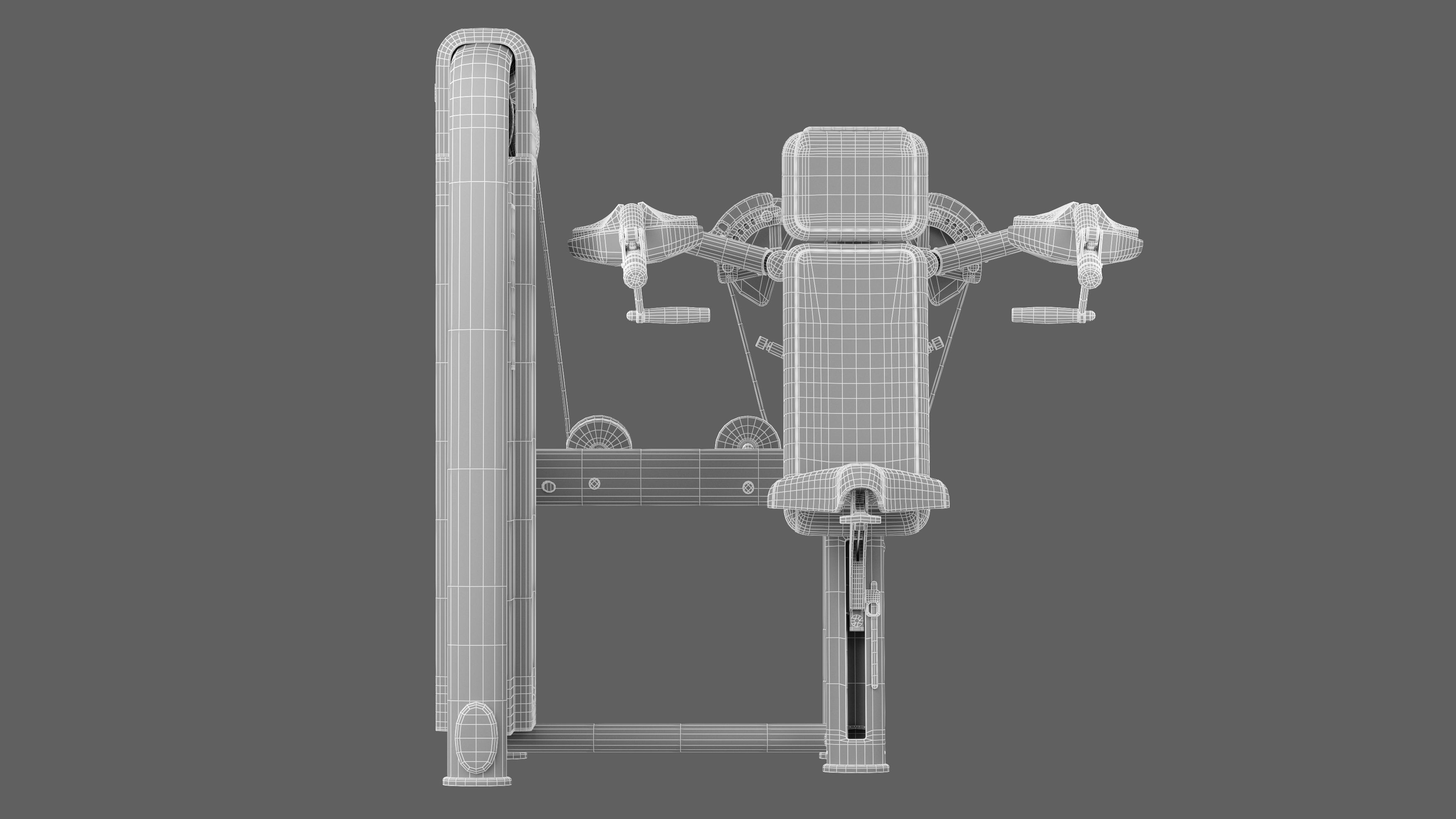 Technogym Selection 700 - Delts Machine 3D model_9