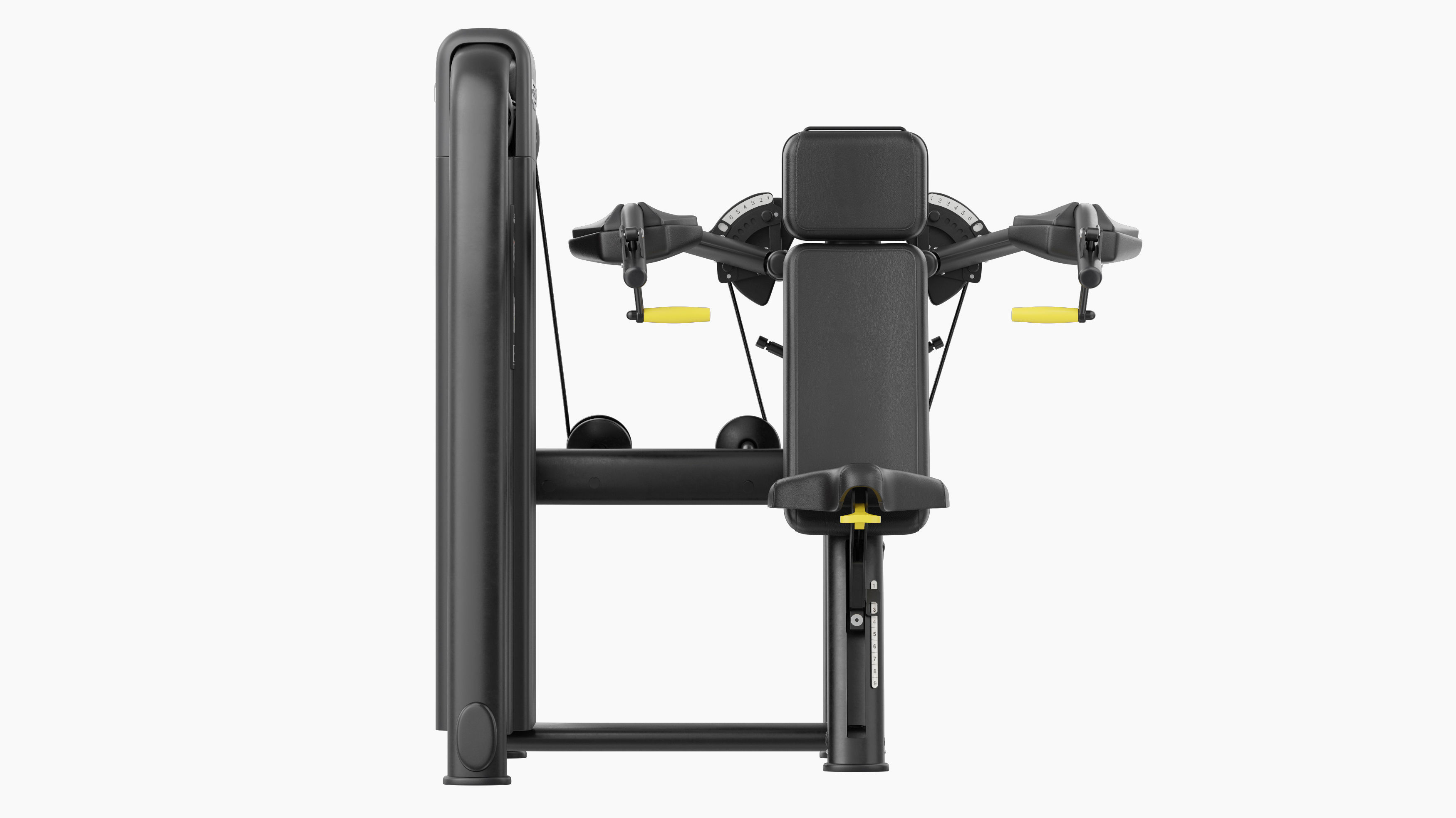 Technogym Selection 700 - Delts Machine 3D model_1