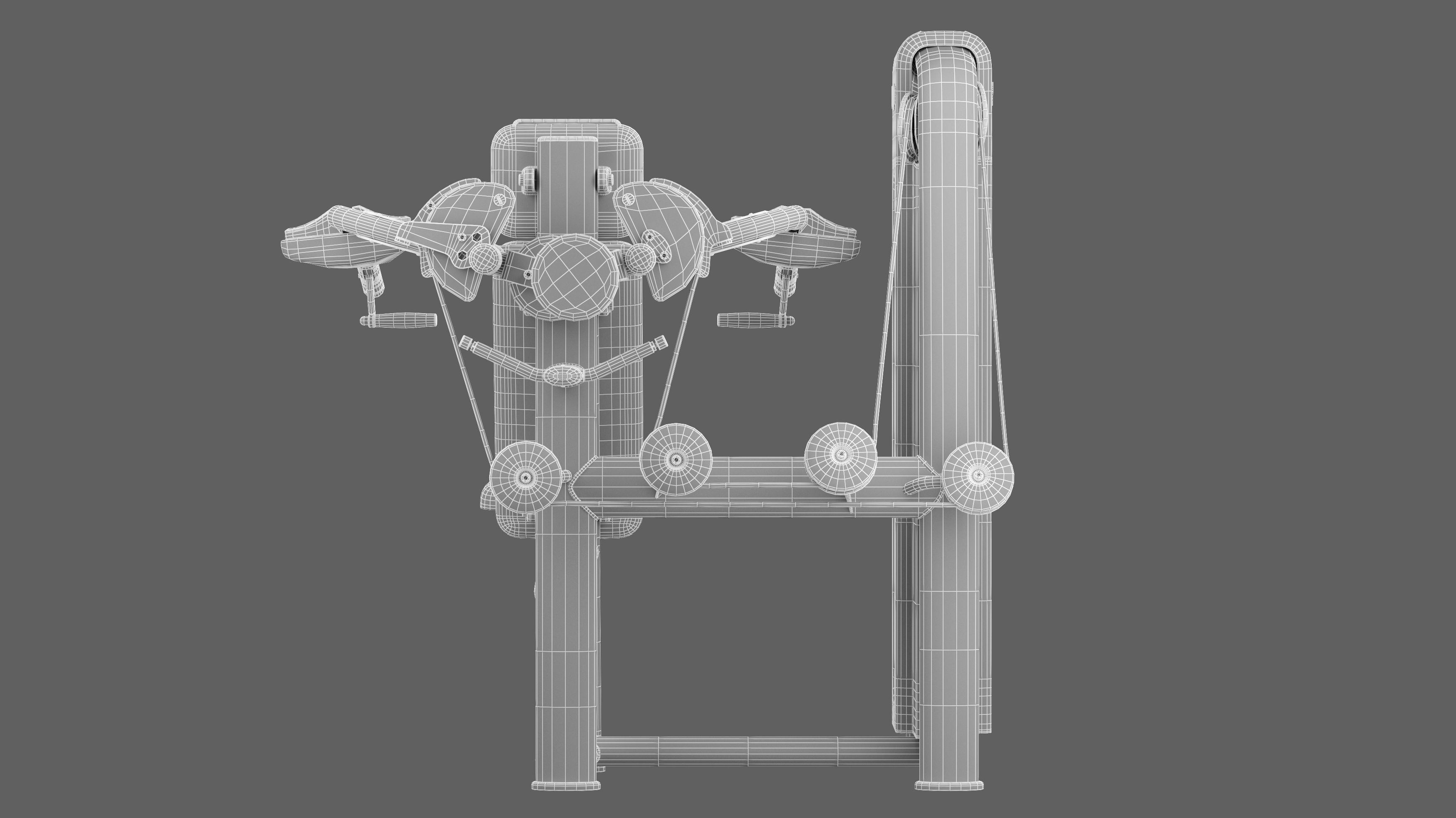 Technogym Selection 700 - Delts Machine 3D model_12