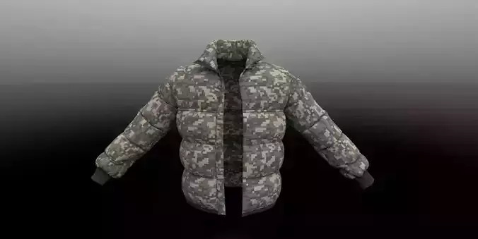 Camo Puffer PBR 4k