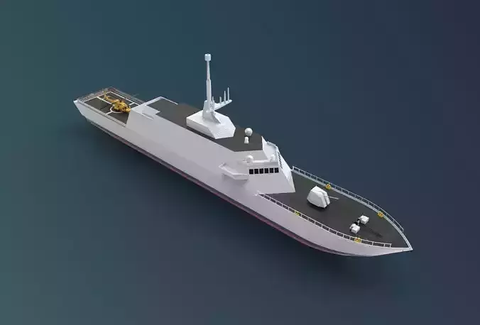 USS Freedom LCS 1 3D model USS Freedom LCS 1 3D model