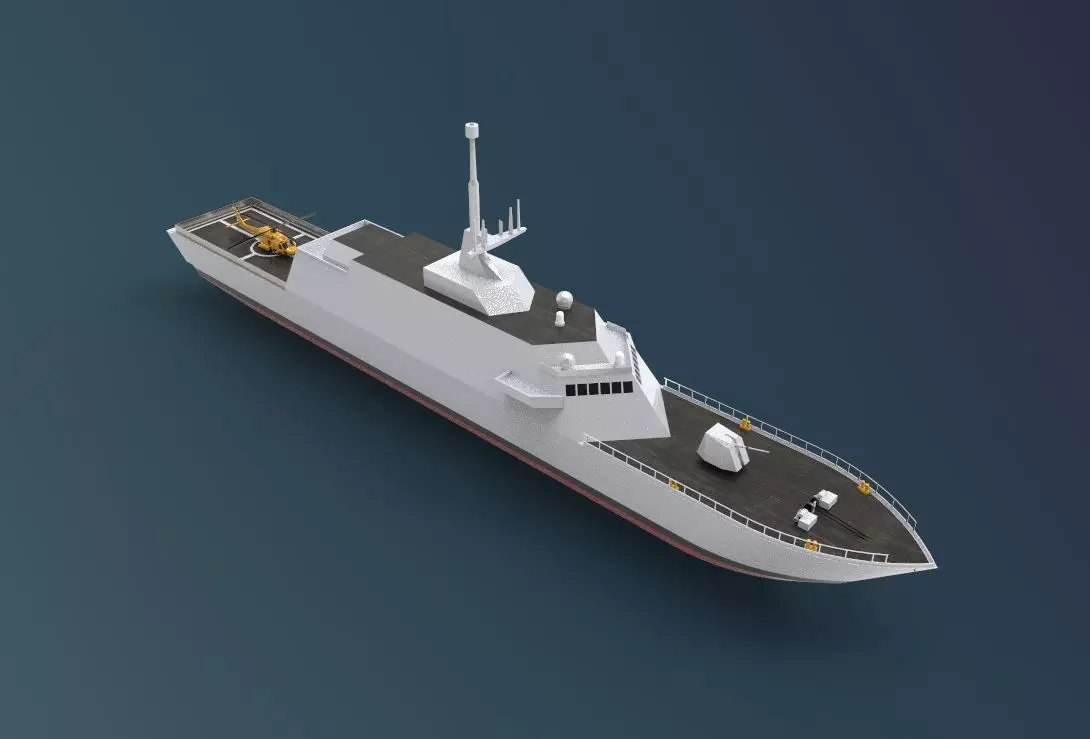 USS Freedom LCS 1 3D model_0