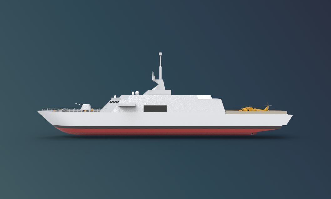 USS Freedom LCS 1 3D model_1