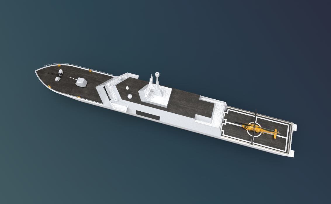 USS Freedom LCS 1 3D model_4