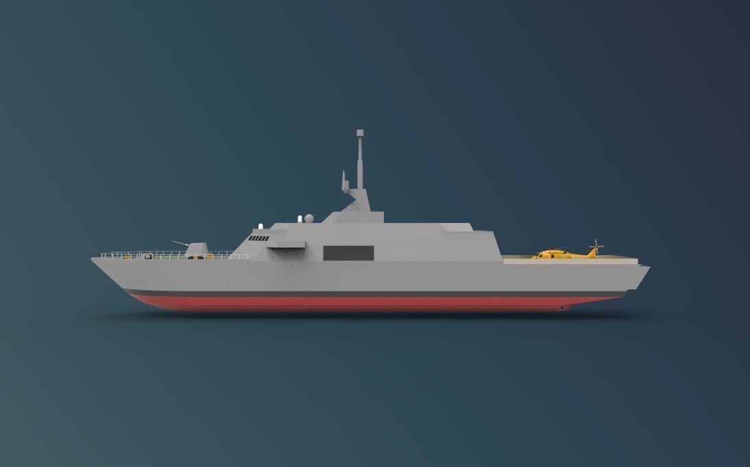 USS Freedom LCS 1 3D model_1