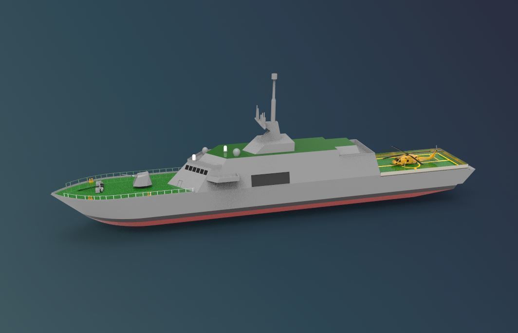 USS Freedom LCS 1 3D model_3
