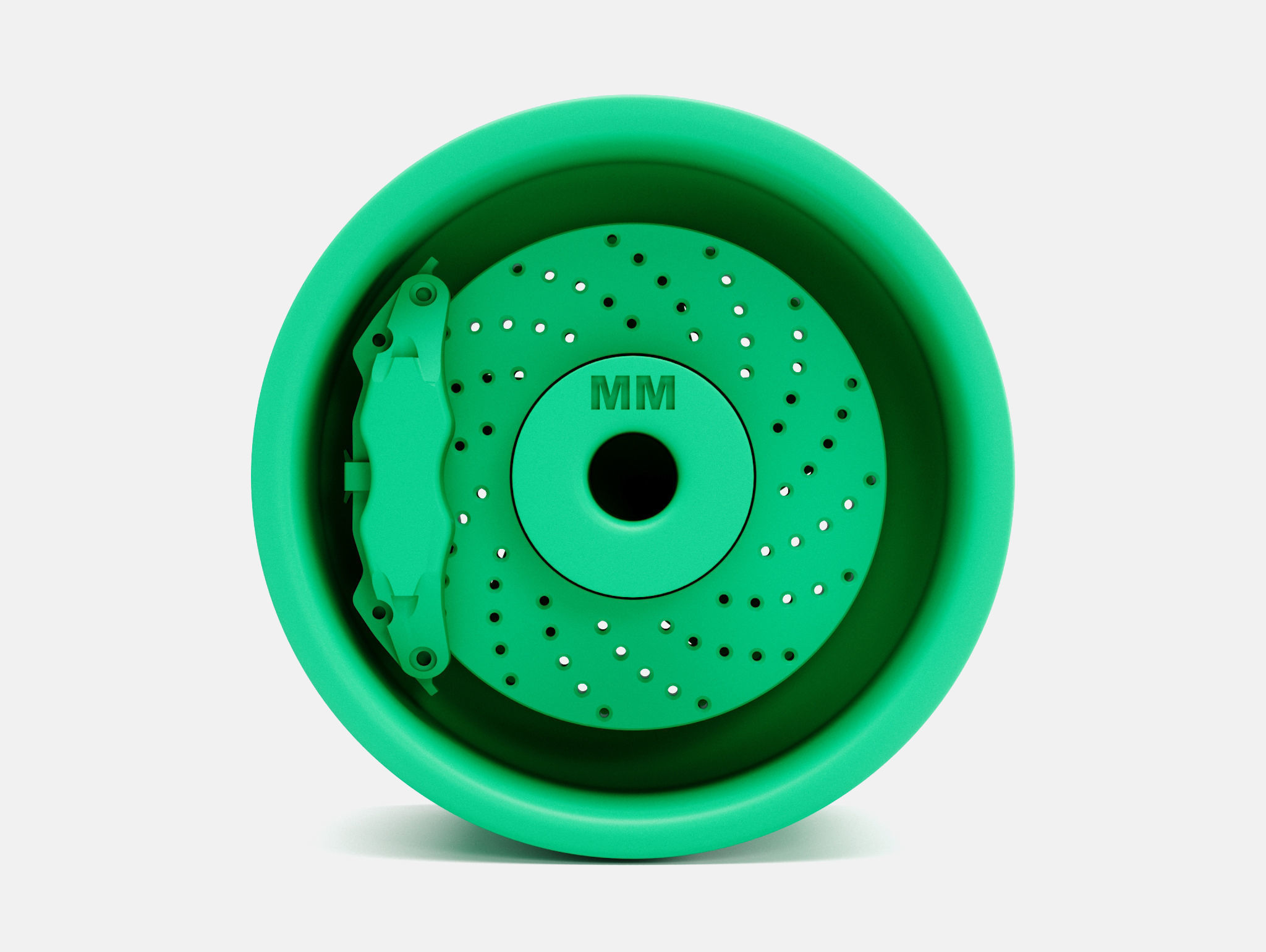 15x10 Weld Pro Star Wheel and Brake 3D print model_4