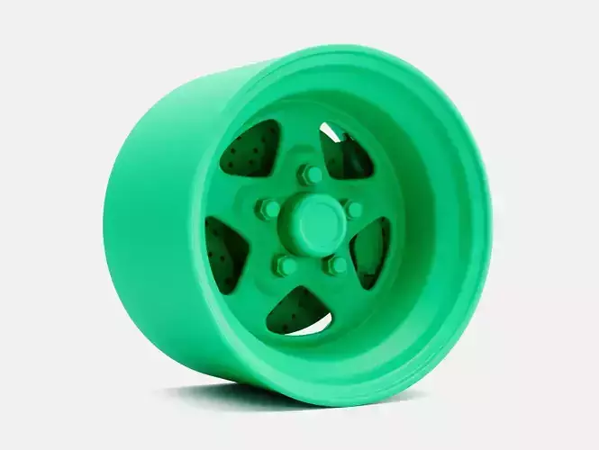 15x10 Weld Pro Star Wheel and Brake 3D print model