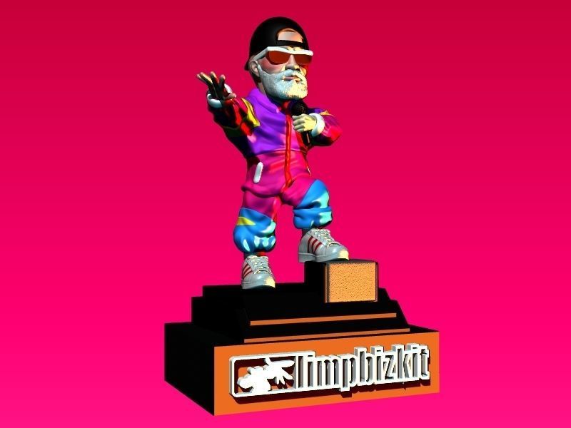 FRED DURST LIMP BIZKIT NEW METAL ROCK HIP HOP LOLLAPALOOZA 3D