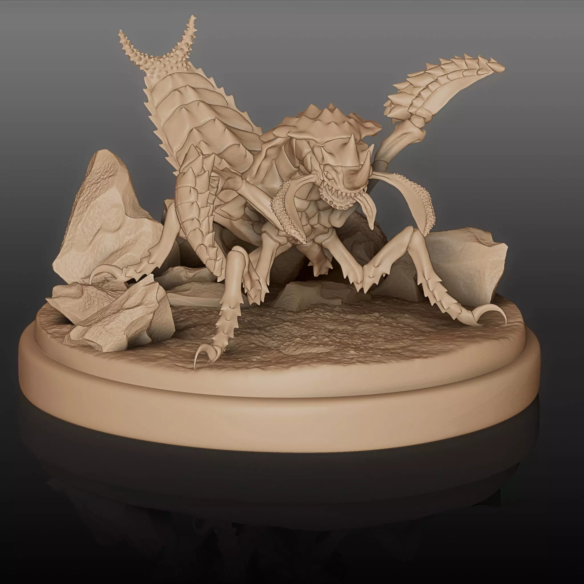 ANKHEG - DUNGEON AND DRAGONS CREATURE 3D print model_0