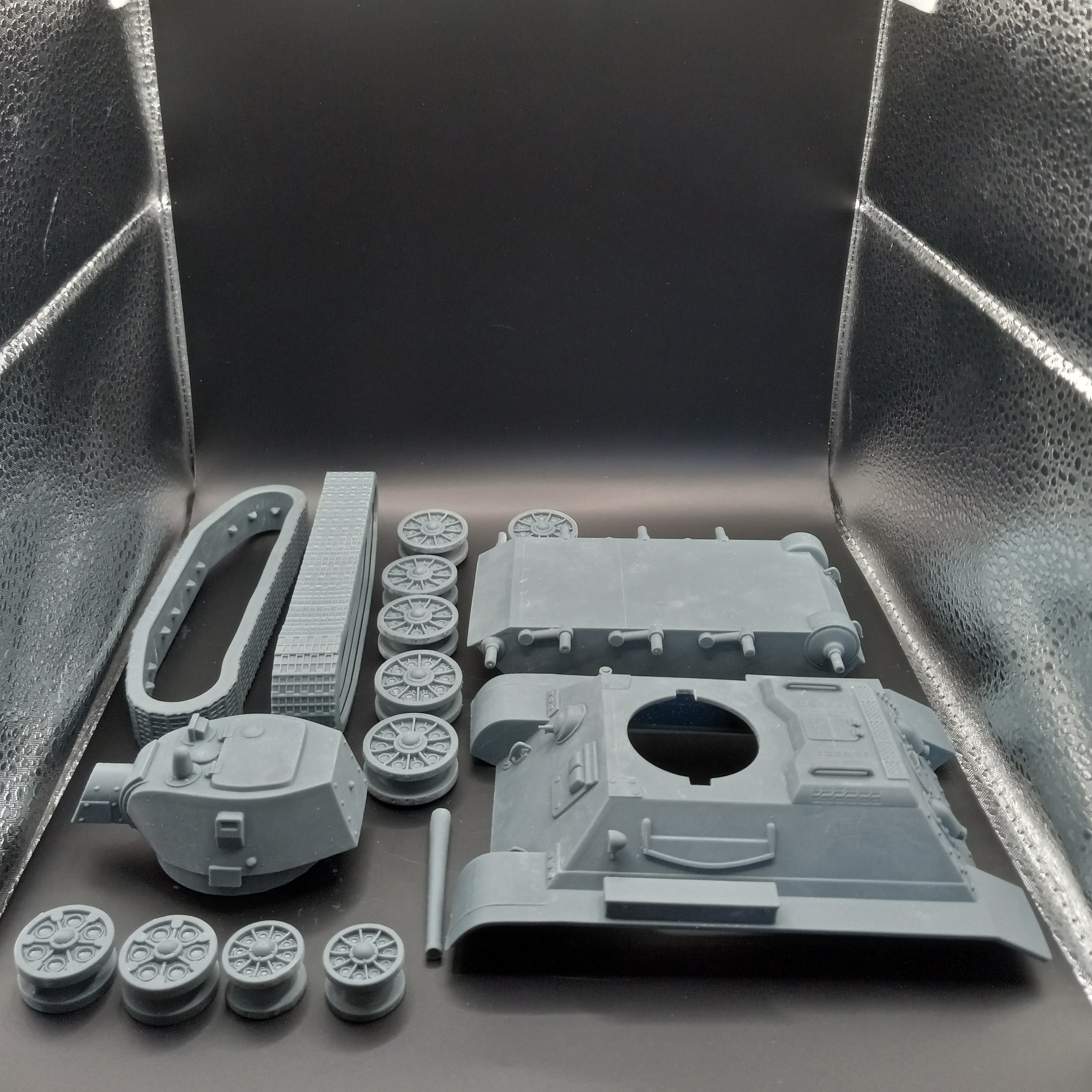 T-34 Toon Tank  3D print model STL 3D print model_1