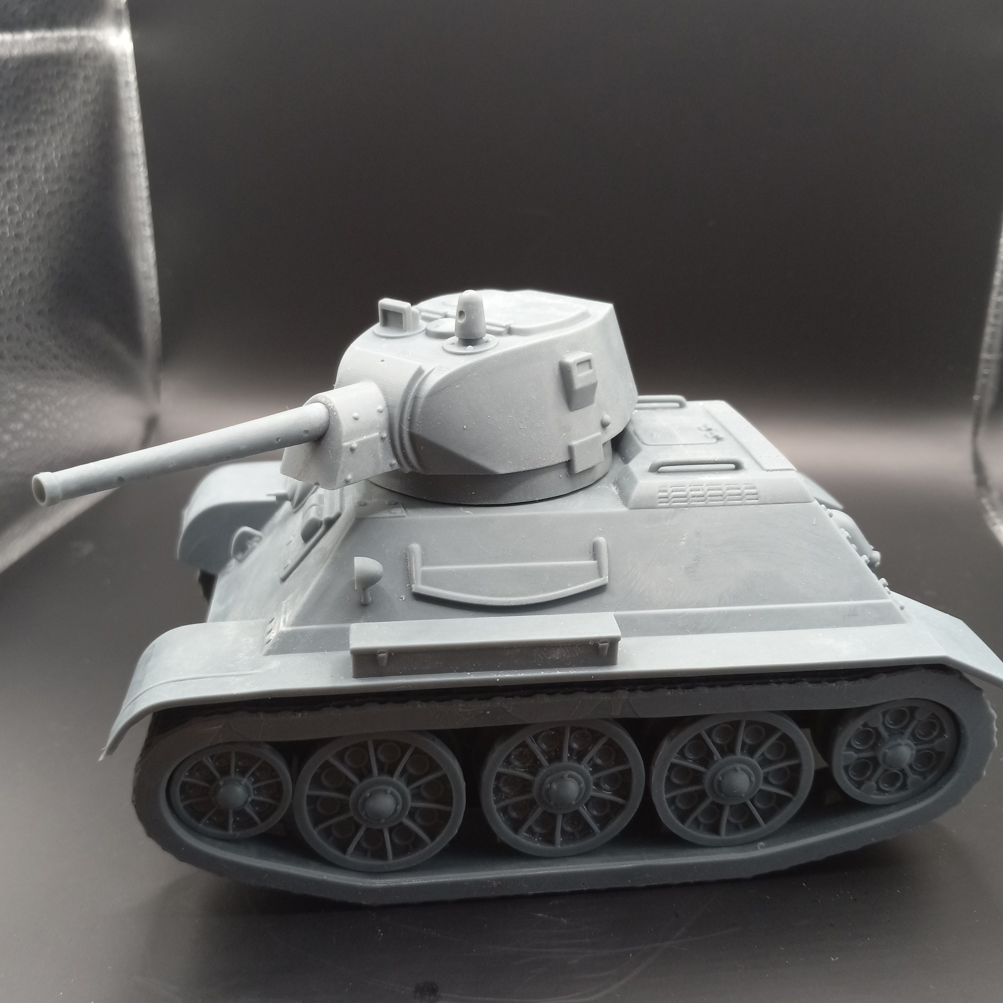 T-34 Toon Tank  3D print model STL 3D print model_4