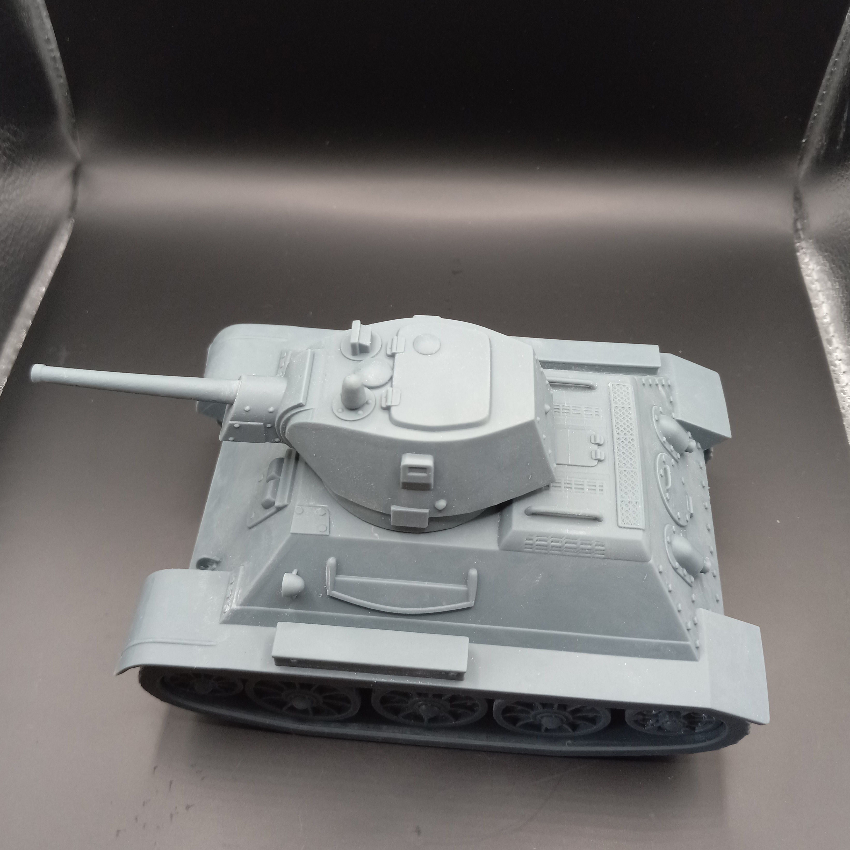 T-34 Toon Tank  3D print model STL 3D print model_5