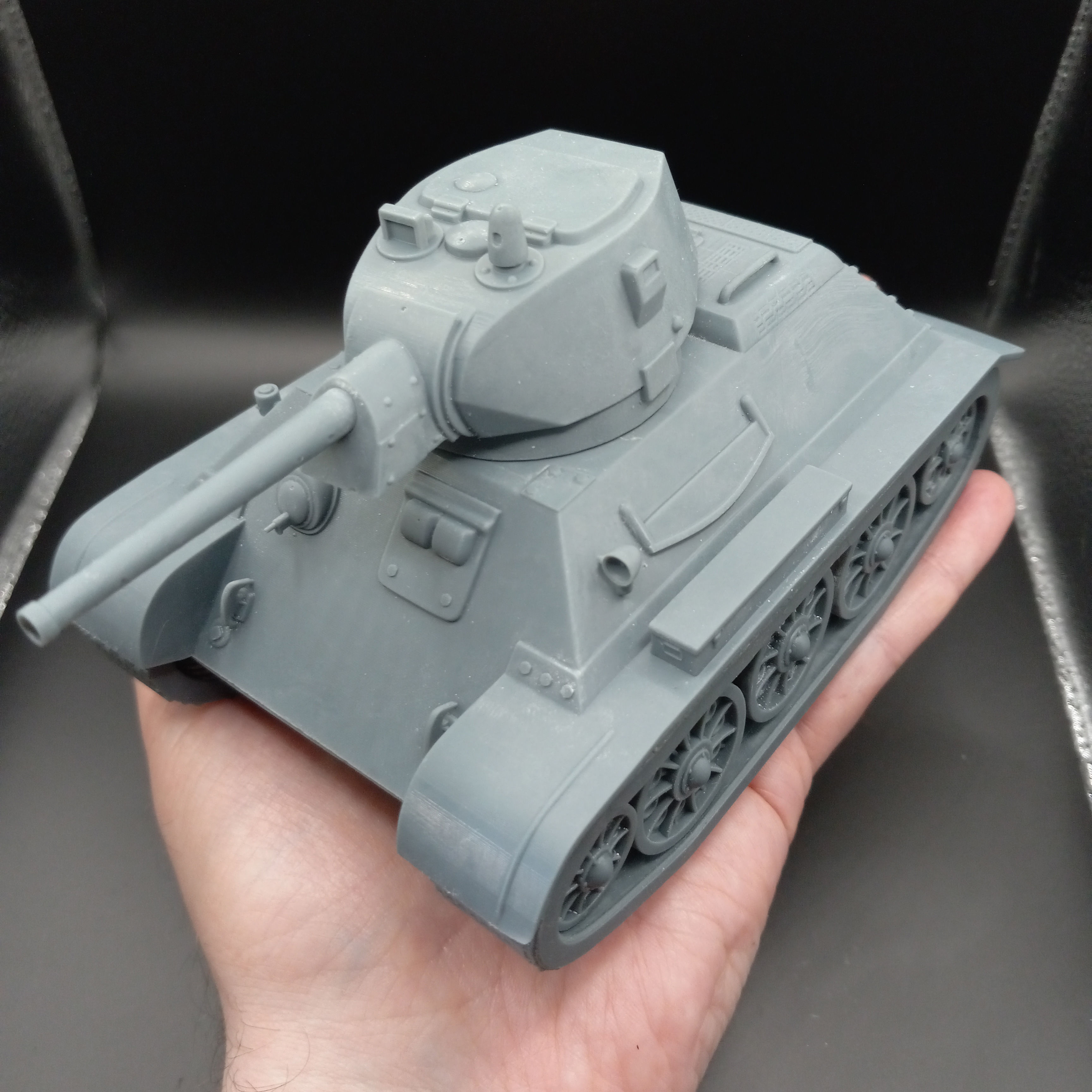 T-34 Toon Tank  3D print model STL 3D print model_7