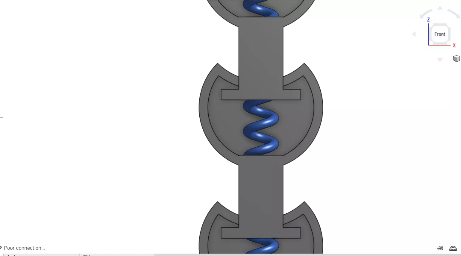 Spring Stretchable bracelet cad file 3D print model