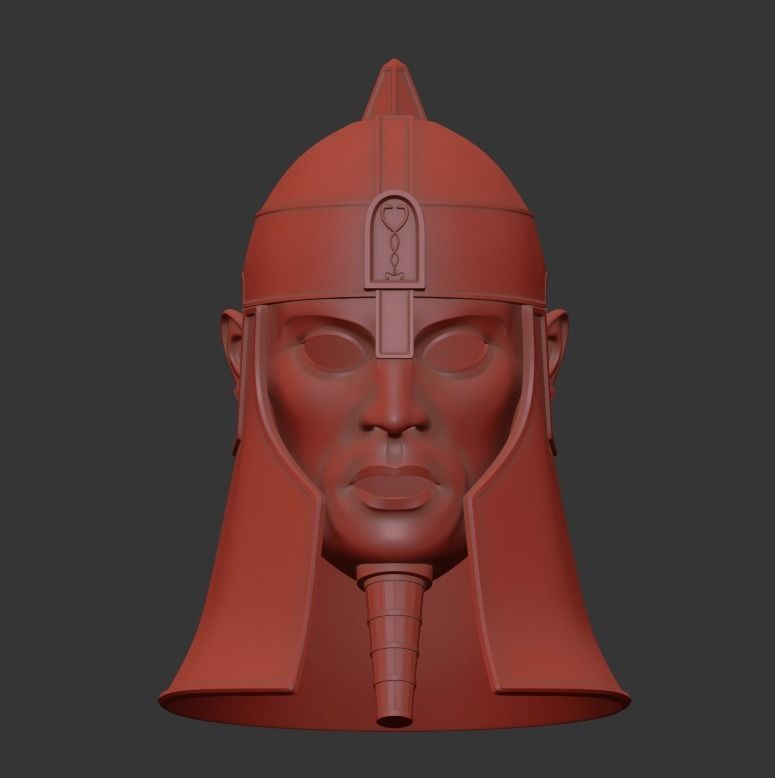 Ancient Mesopotamia Fantasy Helmet 3D Print Ready 3D print model_44