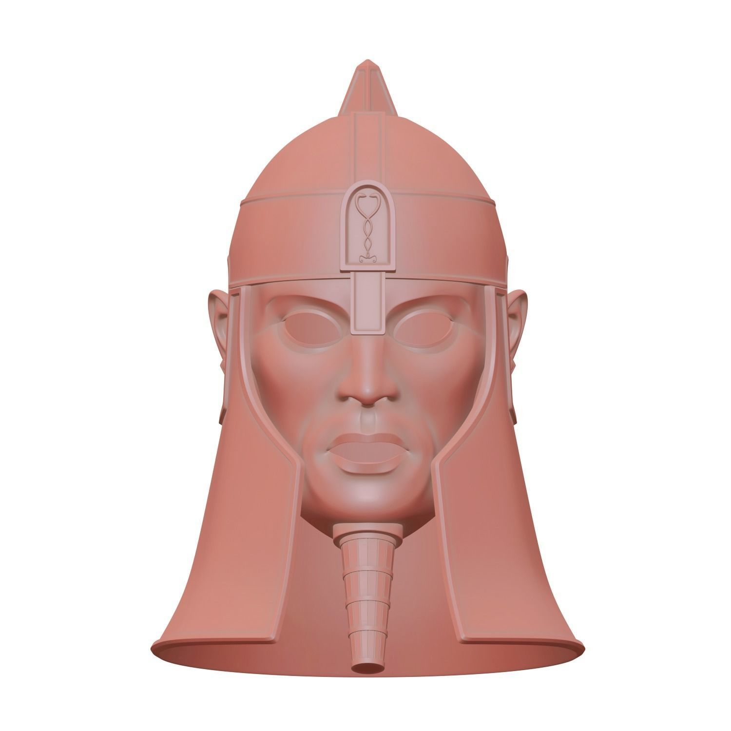 Ancient Mesopotamia Fantasy Helmet 3D Print Ready 3D print model_9