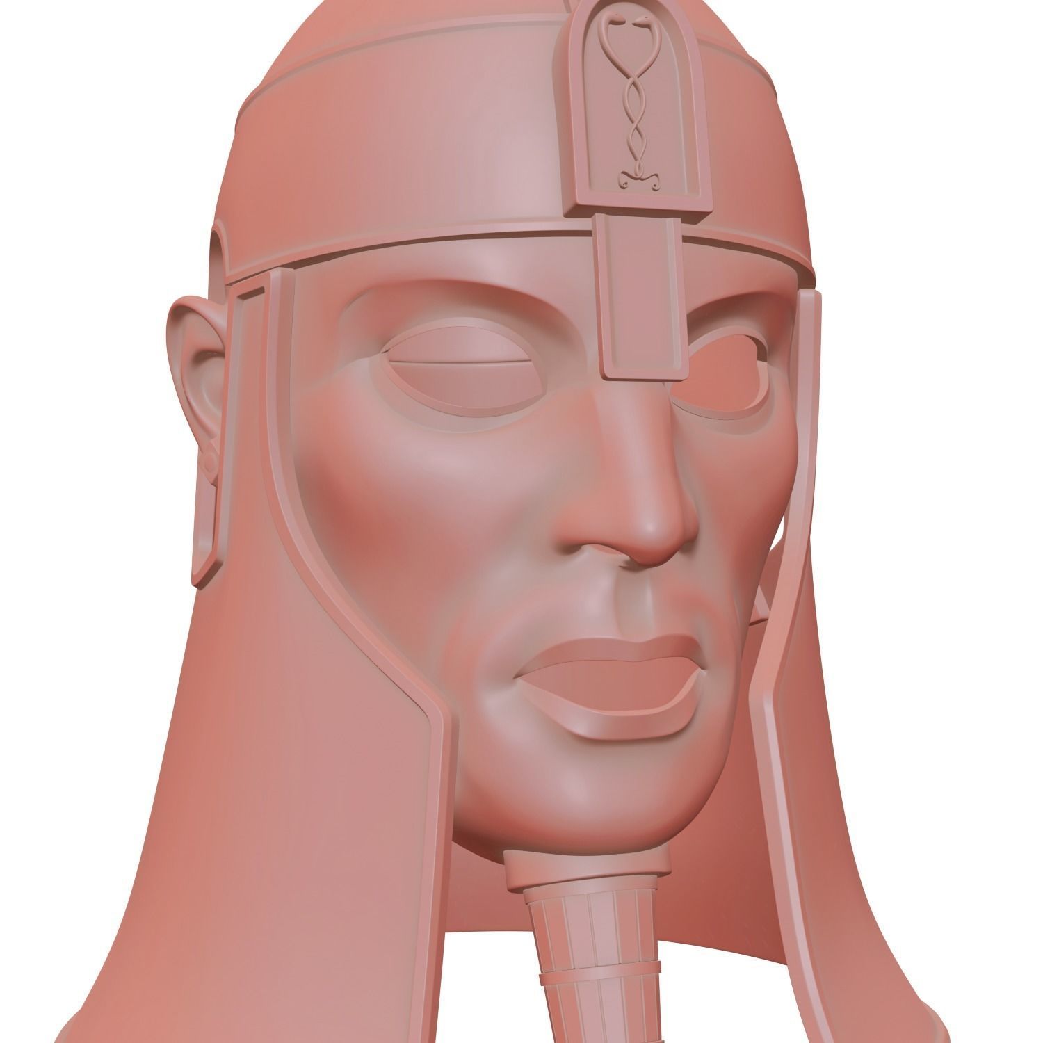 Ancient Mesopotamia Fantasy Helmet 3D Print Ready 3D print model_31