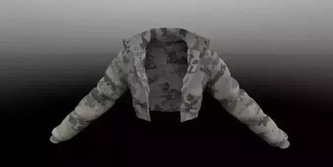 Camo Jacket PBR 4k 