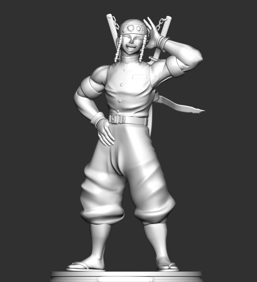 Tengen Uzui - Demon Slayer Kimetsu no Yaiba 3D print model_10